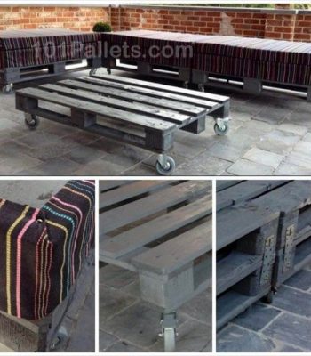 Beautiful Garden Pallet Lounge Set