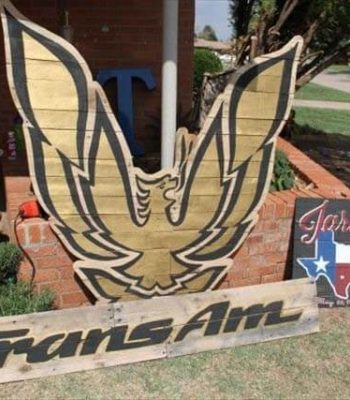 Pallet wood Firebird and Trans Am sign