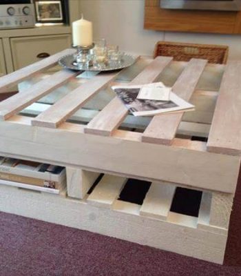 recycled pallet coffee table