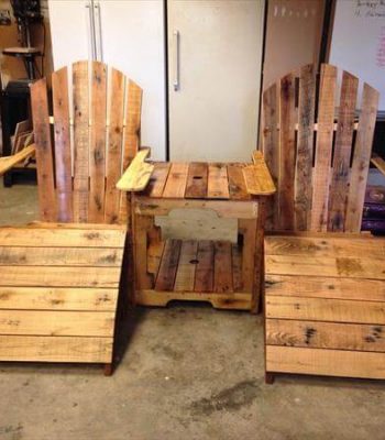 recycled pallet adirondack chairs