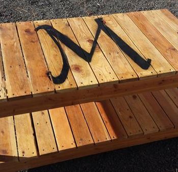 upcycled pallet coffee table