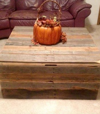 reclaimed pallet coffee table