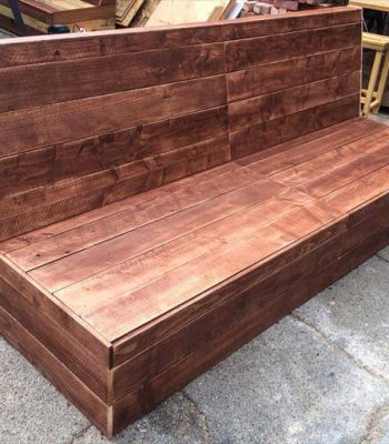 reclaimed pallet beefy patio sofa