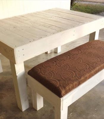 rustic shabby chic pallet dining table