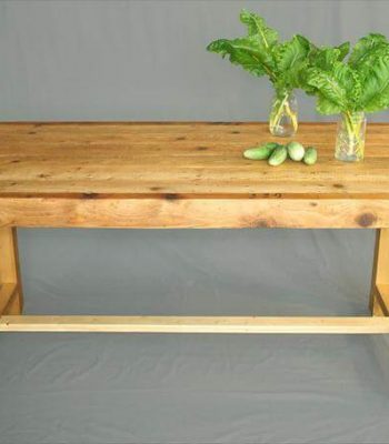 handcrafted pallet dining table