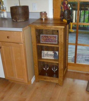 diy pallet floor cabinet with bathroom stoarge