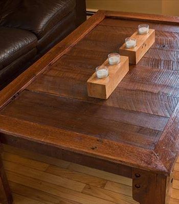 handcrafted pallet coffee table