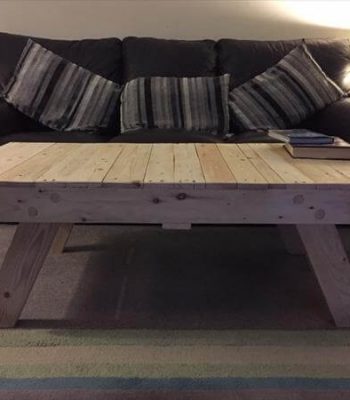 reclaimed pallet coffee table