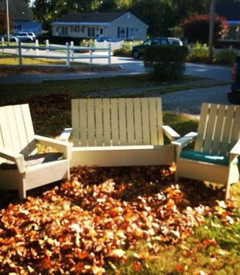 Handmade pallet Adirondack chair set