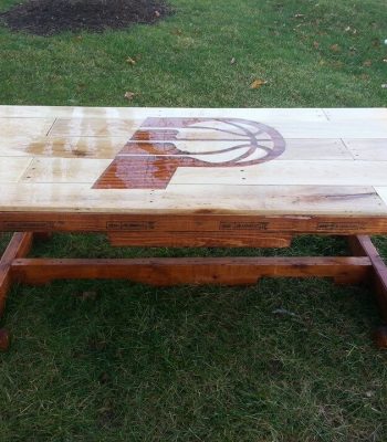 handmade wooden pallet coffee table