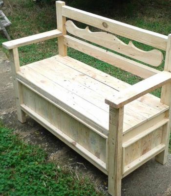 diy pallet bench