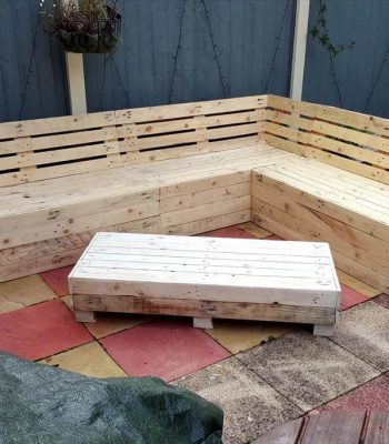 diy pallet corner sofa with coffee tablea