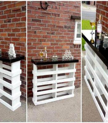 outdoor pallet bar